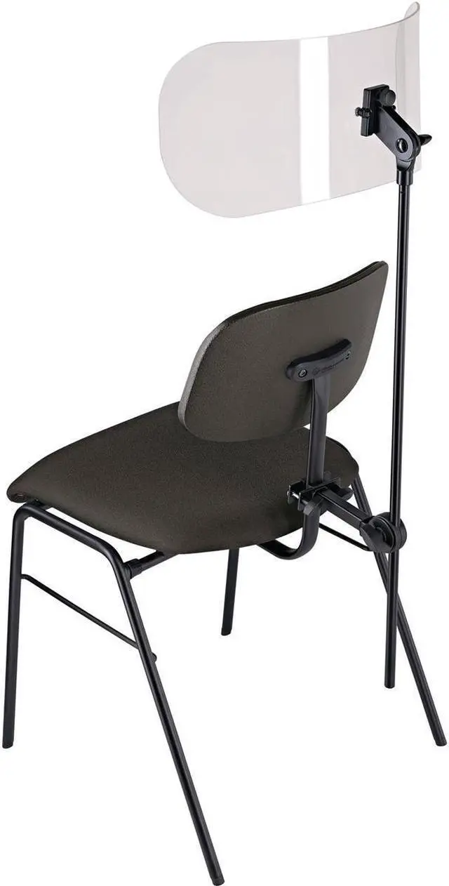 Alt view image 2 of 2 - K&M 11905 Sound Insulation Element for Orchestra Seats with Backrest, Black