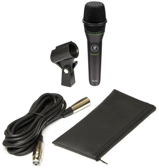 Alt view image 8 of 20 - Mackie EleMent Series EM-89D Dynamic Vocal Microphone