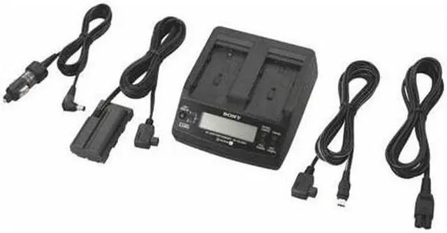 Alt view image 5 of 5 - SONY ACVQ1051D A/C ADAPTER & TWIN CHARGER FOR L-SERIES BATTERIES