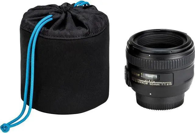 Alt view image 9 of 11 - Tenba Soft Neoprene Lens Pouch (Black, 3.5 x 3.5 In.)