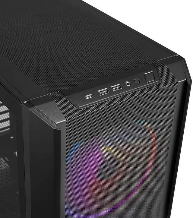 Alt view image 17 of 18 - LIAN LI LANCOOL 216RX Black Steel / Tempered Glass ATX Mid Tower Computer Case ,2x 16 cm ARGB Fans Included ----LANCOOL 216RX