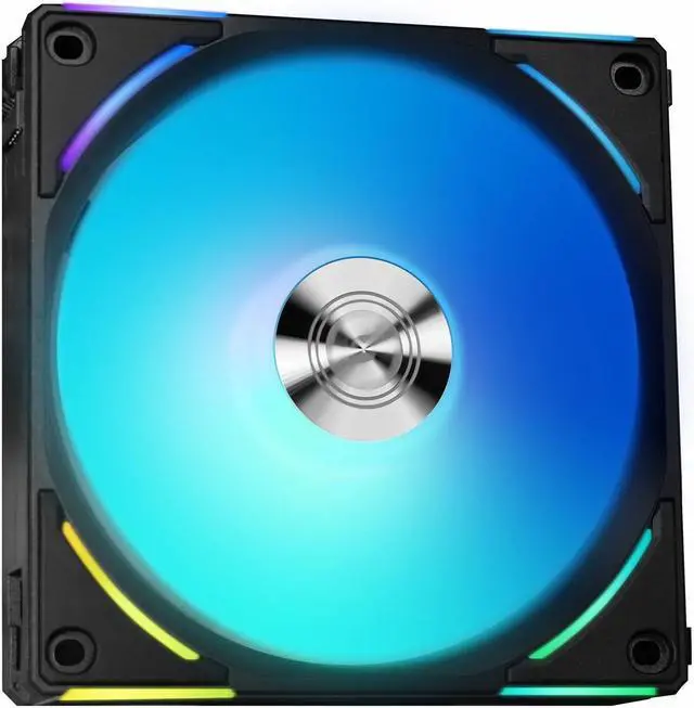 Alt view image 13 of 15 - LIAN LI UNI Fan AL120 V2 RGB Black 3x 120mm Fan Pack with Controller - UF-AL120V2-3B