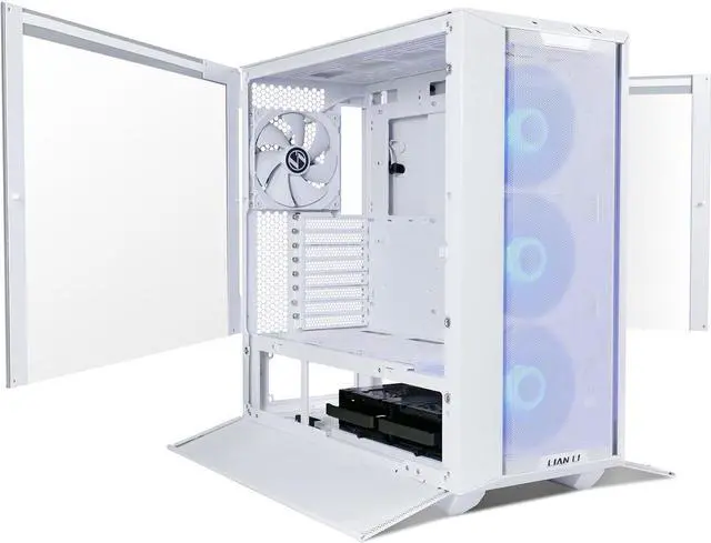 Alt view image 20 of 20 - LIAN LI Lancool III RGB White Aluminum / SECC / Tempered Glass ATX Mid Tower Computer Case