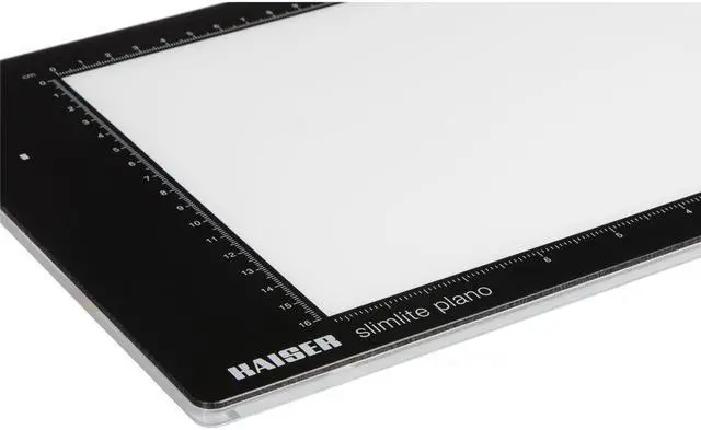 Alt view image 2 of 7 - Kaiser Slimlite Plano 5000K 8x11" Battery/AC Lightbox (8.7 x 6.3 Illuminated Area)