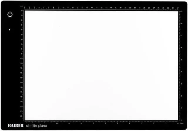 Main image of Kaiser Slimlite Plano 5000K 10.5x15.5" Battery/AC Lightbox with USB Cable and Charging Adapter