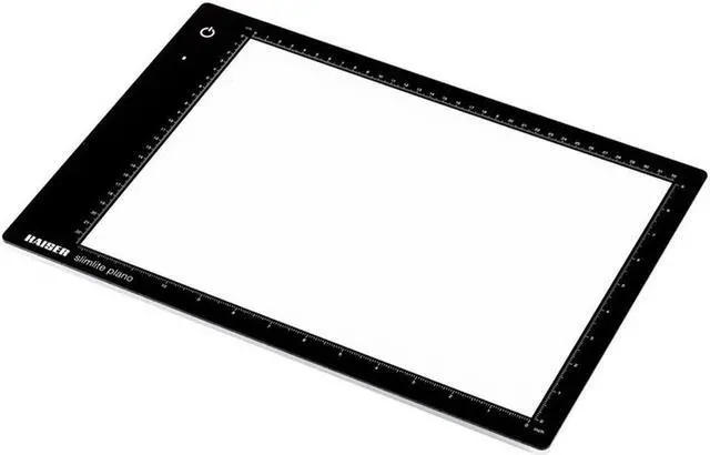 Alt view image 2 of 4 - Kaiser Slimlite Plano 5000K 10.5x15.5" Battery/AC Lightbox with USB Cable and Charging Adapter