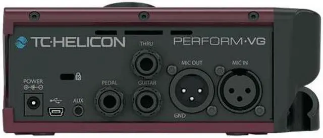 Alt view image 2 of 2 - TC Electronic Helicon Perform-VG Mic-Stand-Mount Vocal&Acoustic Guitar Processor
