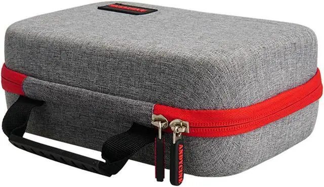 Alt view image 4 of 5 - AndyCine Zippered Carry Case with EVA Foam for 7" Camera Monitors, Gray