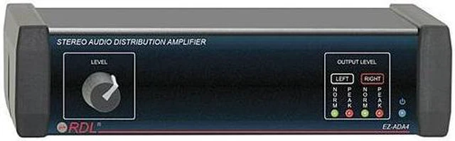 Alt view image 7 of 9 - EZ Series Stereo Audio Distribution Amplifier 1 x 4