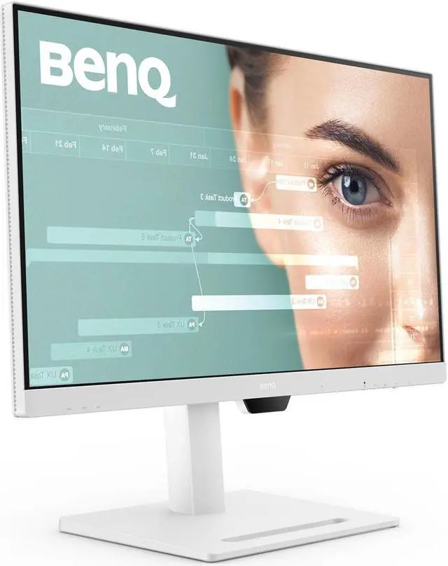 Alt view image 9 of 20 - BenQ GW2790QT Eye Care Monitor 27" 1440p 75Hz | IPS| Eye-Care Tech | 99% sRGB | Brightness Intelligence | Noise-Cancelling Mic & Speakers | Ergonomic | USB-C (65W) | USB Hub | DaisyChain