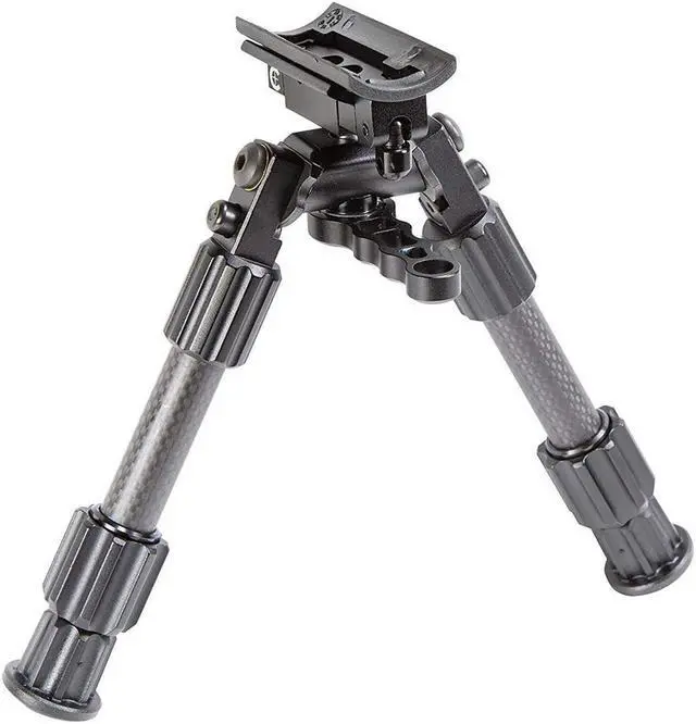 Alt view image 2 of 4 - CALDWELL 1092515 CALDWELL ACCUMAX CARBON FIBER PREM SWIVEL STUD BIPOD 6-9IN