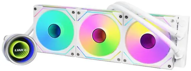 Alt view image 10 of 15 - LIAN LI Galahad II Trinity 360 GA2T36W Liquid / Water Cooling