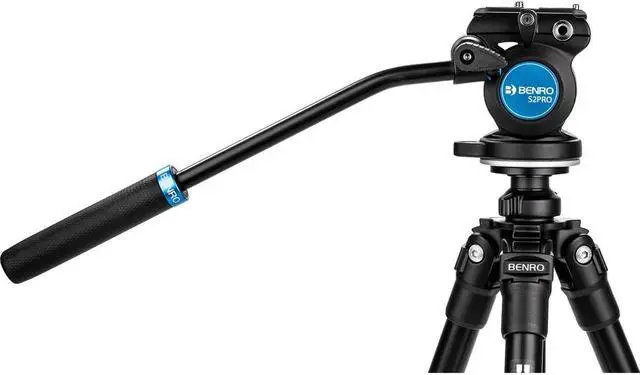 Alt view image 9 of 11 - Benro S2PRO Video Head 5.5 lb load 60mm flat base with 3/8"-16 thread
