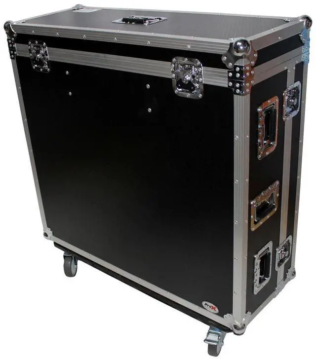 Alt view image 13 of 13 - Flight Case for Midas M32 Console with Doghouse and Wheels