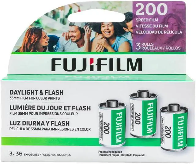 Main image of Fujifilm Fujicolor 200 Color Negative Film 35mm 36 exposure 3-Pack #600018966
