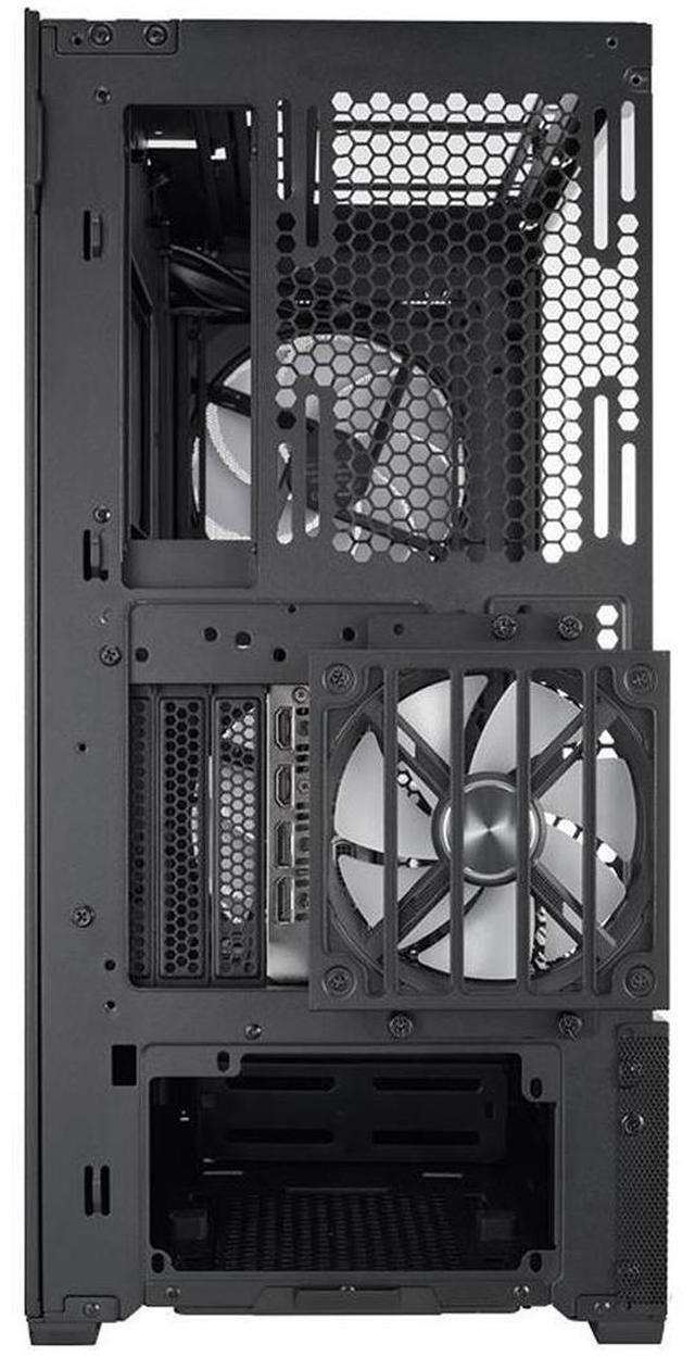 Alt view image 12 of 12 - LIAN LI LANCOOL 216 X Black Steel / Tempered Glass ATX Mid Tower Computer Case ,2x 16 cm PWM Fans Included (Non RGB ) ----LANCOOL 216X