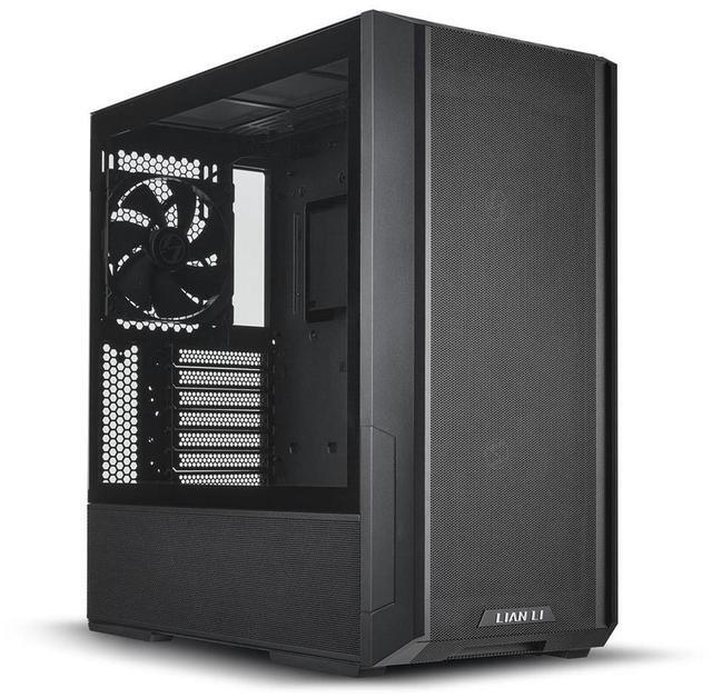 Alt view image 8 of 12 - LIAN LI LANCOOL 216 X Black Steel / Tempered Glass ATX Mid Tower Computer Case ,2x 16 cm PWM Fans Included (Non RGB ) ----LANCOOL 216X