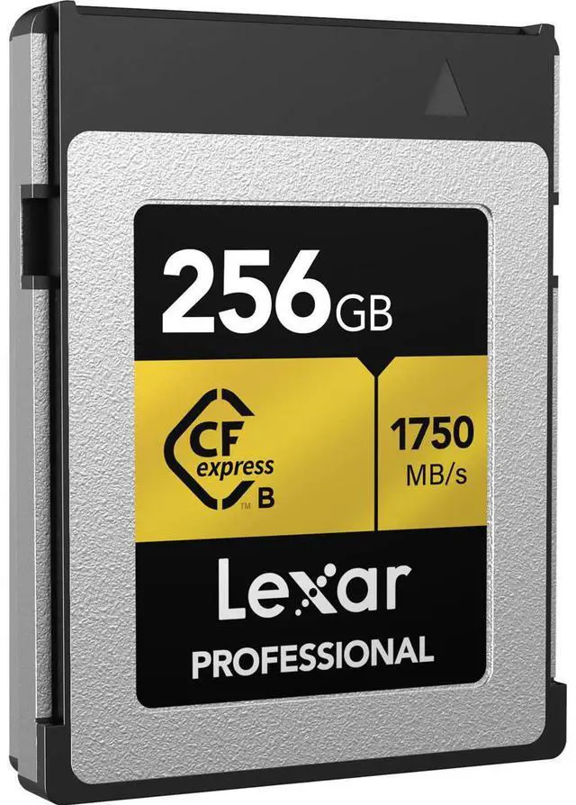 Alt view image 7 of 12 - Lexar 256GB Professional CFexpress Type B Card GOLD Series