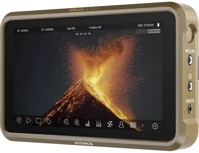 Alt view image 7 of 7 - Atomos Ninja Ultra 5.2" HDR Monitor-Recorder Bundle with Atomos Accessory Kit and Complete Optics Care and Cleaning Kit