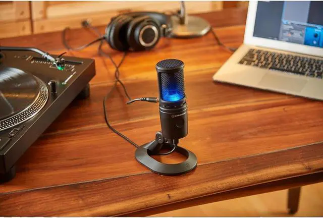 Alt view image 8 of 15 - Audio-Technica AT2020USB-X Cardioid Condenser USB Microphone