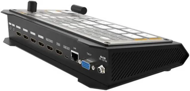 Alt view image 13 of 13 - BZBGEAR 4-Channel 1080P FHD HDMI Live Streaming Switcher Mixer with HDMI/USB-C Output