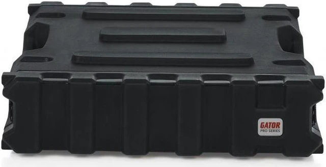 Alt view image 6 of 12 - Gator 2U, 19" Deep Molded Audio Rack Case