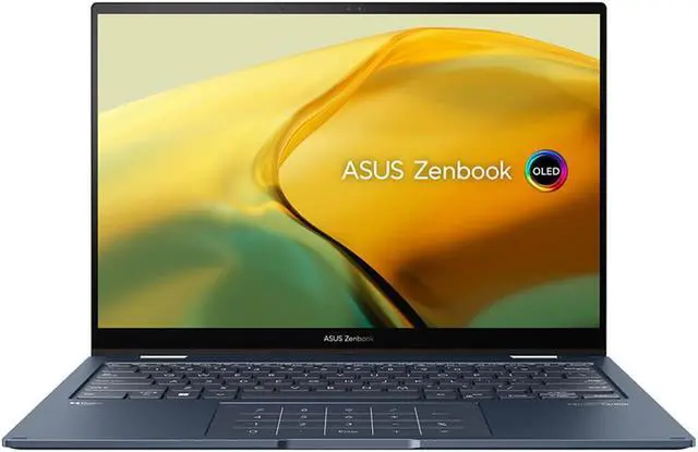 Alt view image 11 of 17 - Asus 14 inch Zenbook Flip 2-in-1 OLED Laptop - Intel Core i7-1360P - 16GB/1TB SSD - Ponder Blue