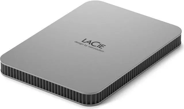 Alt view image 20 of 20 - LaCie Mobile Drive STLP4000400 4TB USB-C Portable Hard Drive Moon Silver
