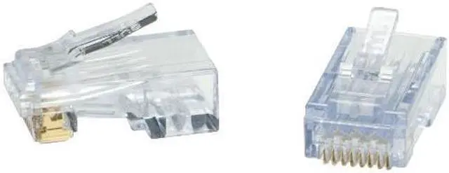Alt view image 2 of 6 - Platinum Tools - 202044J - Platinum Tools ezEX 44 - ezEX-RJ45 Connector - 100 Pack - 1 x RJ-45 Male