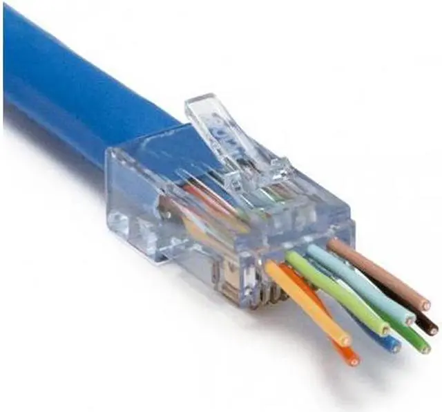 Alt view image 4 of 6 - Platinum Tools - 202044J - Platinum Tools ezEX 44 - ezEX-RJ45 Connector - 100 Pack - 1 x RJ-45 Male