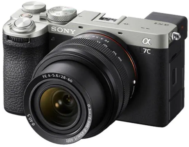 Alt view image 7 of 9 - Sony Alpha a7C II Mirrorless Camera with FE 28-60mm f/4-5.6 Lens, Silver