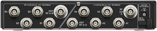 Alt view image 3 of 6 - Sennheiser EW-D ASA Active Antenna Splitter w/DC Power Distribution, 470-706 MHz