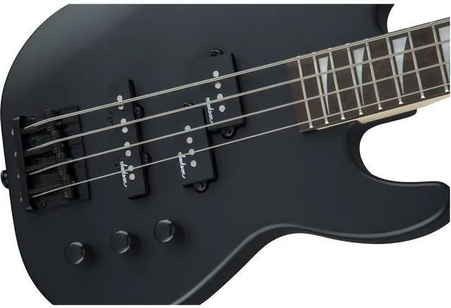 Alt view image 12 of 13 - Jackson JS1XCBMINSBK Minion JS1X Concert Bass Electric Guitar - Satin Black