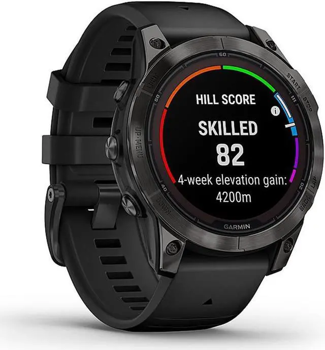 Alt view image 16 of 17 - Garmin fenix 7 Pro – Sapphire Solar Edition, Carbon Gray DLC Titanium with Black Band | Solar Charging GPS Smart Watch 010-02777-10