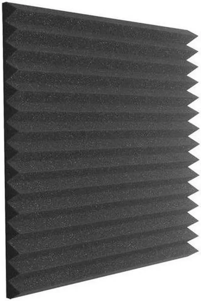 Main image of Auralex 2x24x24" Studiofoam Wedge Absorption Panels, Pair (2 Pieces), Charcoal