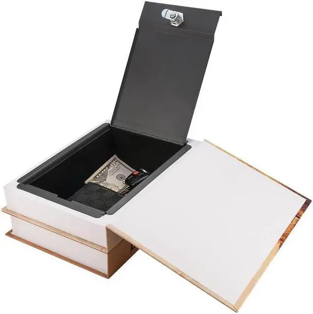 Alt view image 14 of 14 - Barska CB12470 Paris & London Dual Book Lock Box With Key Lock