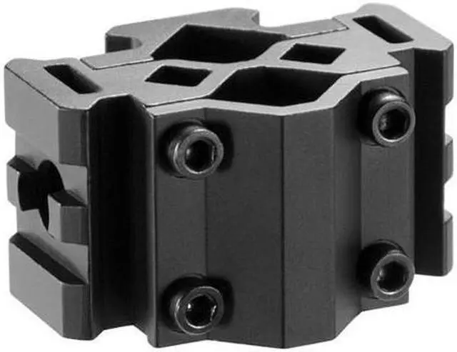 Alt view image 3 of 3 - Double Rifle Barrel Mount Tri-Rail w/ 2 Sections
