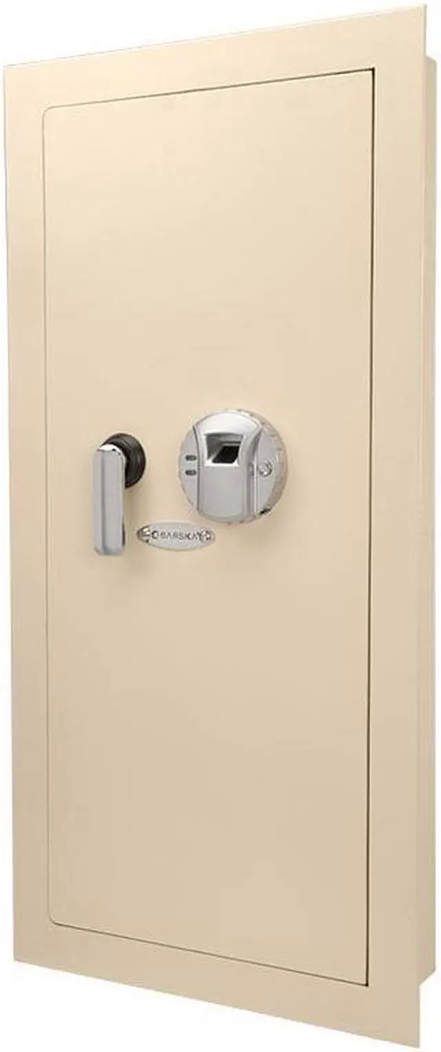 Alt view image 11 of 12 - Barska AX12408 Large Biometric Wall safe, cream color