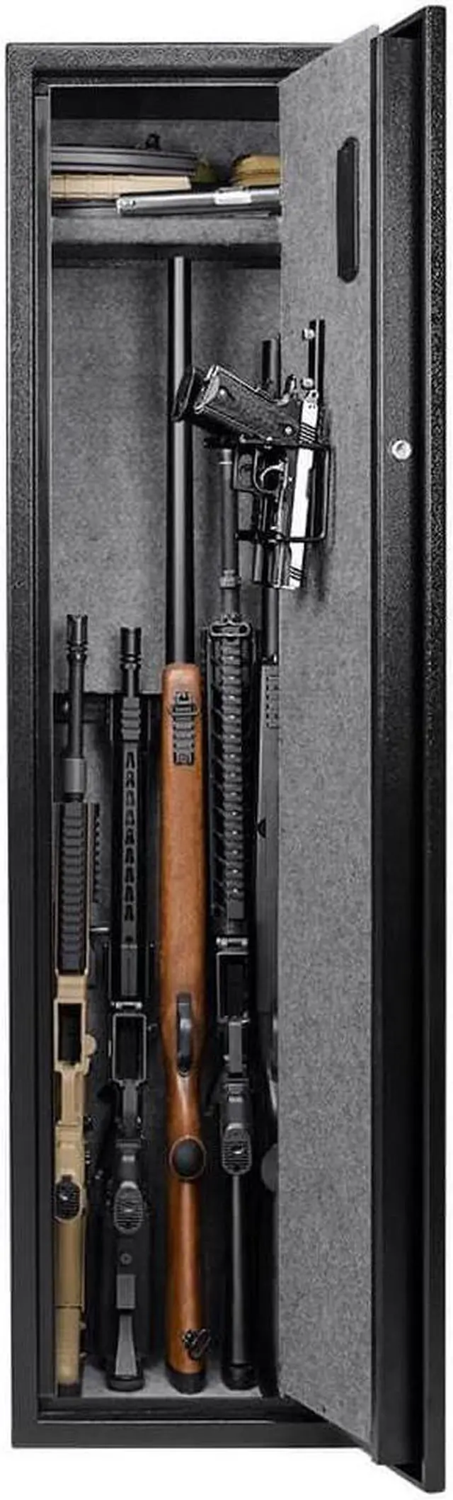 Alt view image 10 of 15 - HQ900 Large Quick Access Keypad Biometric Rifle Safe