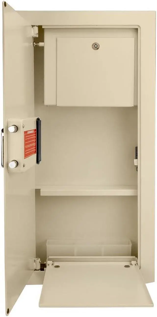 Alt view image 10 of 13 - Large Biometric Wall Safe (Left Opening)