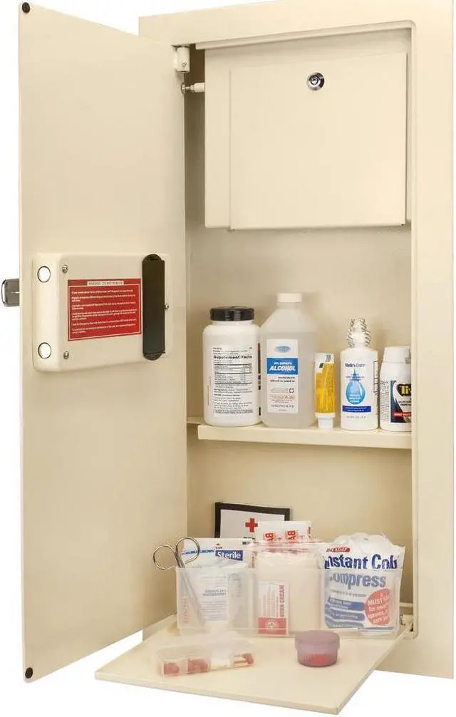Alt view image 11 of 13 - Large Biometric Wall Safe (Left Opening)