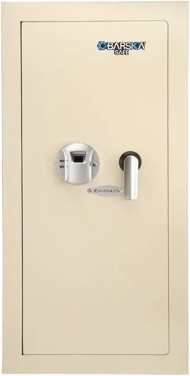 Alt view image 13 of 13 - Large Biometric Wall Safe (Left Opening)
