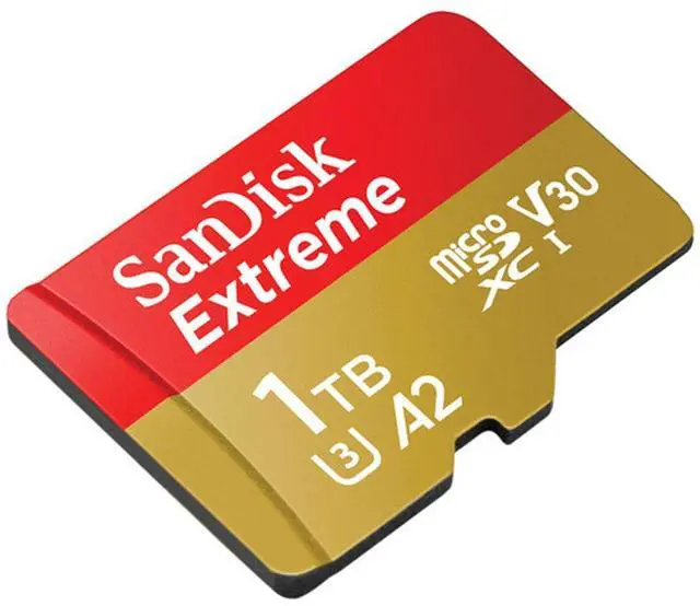 Alt view image 6 of 17 - SanDisk 1TB Extreme Class 3/UHS-I (U3) V30 microSDXC 190 MB/s Read 130 MB/s Write