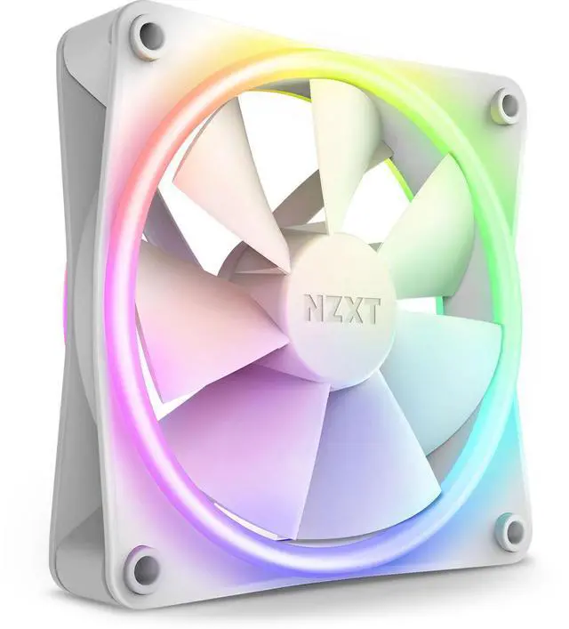 Alt view image 8 of 13 - NZXT F120RGB Duo - 120mm Dual-sided RGB Fan - Triple Pack (White) w/RGB Controller