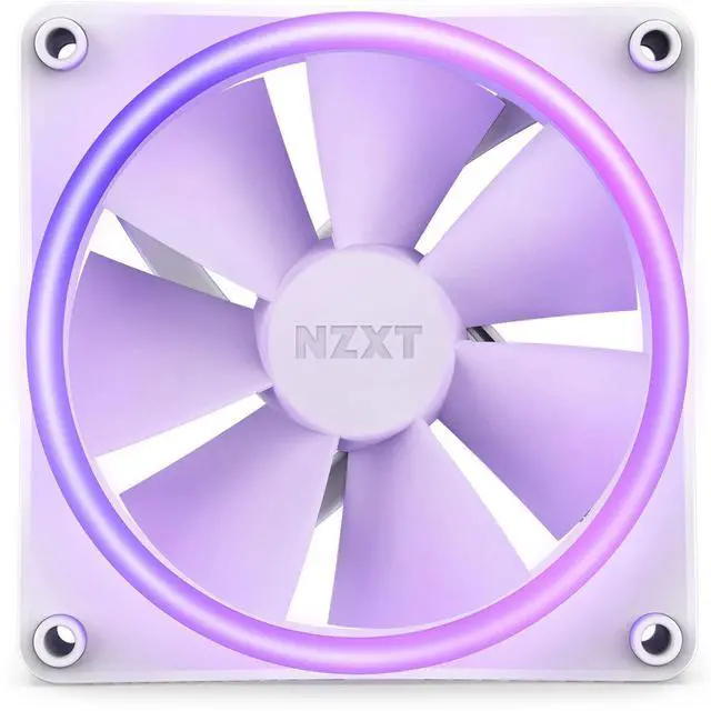 Alt view image 9 of 13 - NZXT F120RGB Duo - 120mm Dual-sided RGB Fan - Triple Pack (White) w/RGB Controller