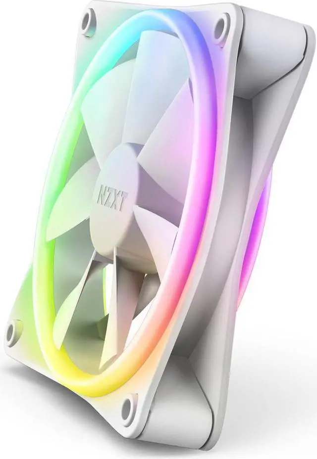 Alt view image 13 of 15 - NZXT F120RGB Duo - 120mm Dual-sided RGB Fan - Single Pack (White)