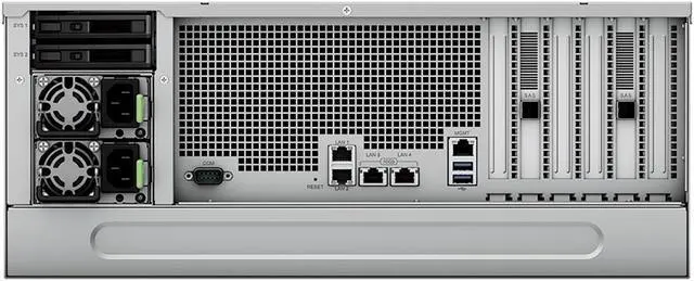 Alt view image 12 of 14 - Synology High Density HD6500 - 2 x Intel Xeon Silver 4210R Deca-core (10 Core) 2.40 GHz - 60 x HDD Supported - 0 x HDD Installed - 60 x SSD Supported - 0 x SSD Installed - 64 GB RAM DDR4 SDRAM - RAID