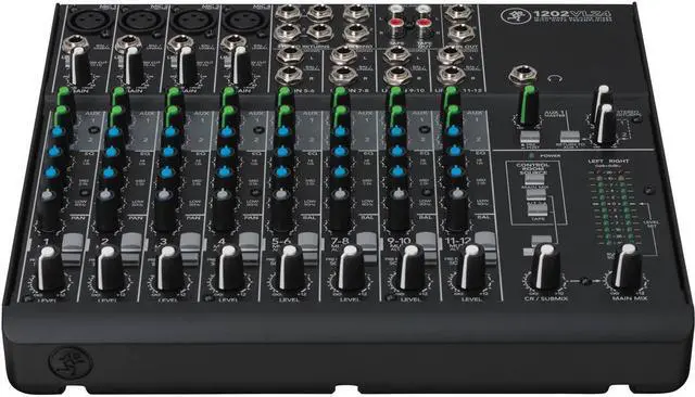 Alt view image 2 of 5 - Mackie 1202VLZ4 12-Channel Compact Analog Mixer, Bundle with SKB Universal Equipment/Mixer Bag