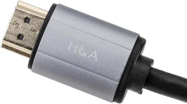 Alt view image 3 of 4 - H&A High-Speed HDMI 2.0 Cable with Ethernet (Gold Series) 10'