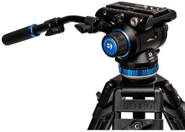 Alt view image 19 of 20 - Benro Tripod Kit A673TMBS8PRO w/ S8 PRO Video Head 75mm Bowl 3/8"-16 Thread